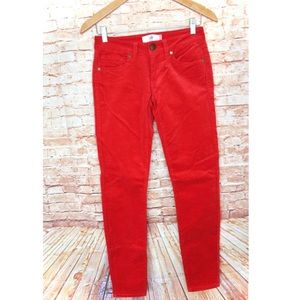 CAbi Jeans | Red Corduroy Skinny Fit Pants